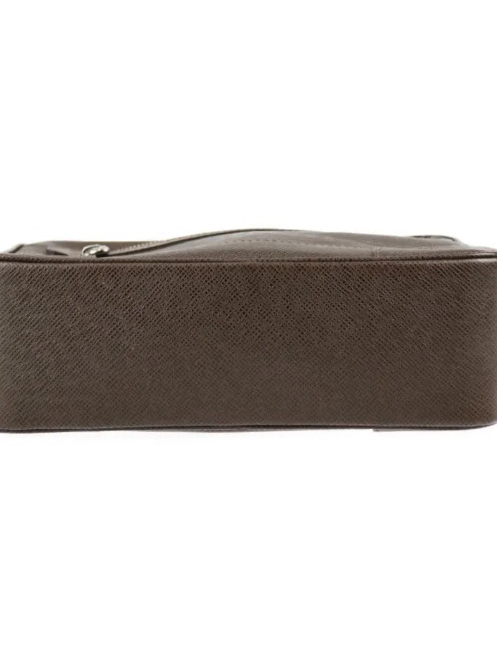 Louis Vuitton Pavel Second Bag Leather Grizzly Brown Silver Hardware